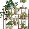 Amazon:  $16.09 ($22.99) Plant Stand Indoor, Outdoor Wood Plant Stands for Multiple Plants