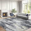 Amazon : $94.99 ($119.99)  AMADA HOMEFURNISHING 8x10 Area Rug, Modern Abstract Living Room Rug with Non-Slip Backing & Short Pile, Large Washable Rug with Abstract Pattern for Living Room, Bedroom and Dinning Room, Light Grey
