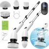 Amazon:$33.99 ($59.99)TUYU Electric Spin Scrubber, Full-Body IPX7 Waterproof Bathroom Scrubber with Power LCD Display, Adjustable Extension Handle, Cordless Shower Cleaner Brush for Bathtub Kitchen Wall Cleaning