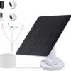 Amazon:$10.99 ($19.99)ECO-WORTHY 5W 5V Solar Panel Solar Charger for Ring Camera, Compatible with Ring Spotlight Cam，Stick Up Outdoor Cam，25% High Efficiency,10ft/3m Cable with USB-C, 360°Adjustable, IP65