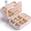 Amazon:$5.99 ($15.99)LAMU Travel Jewelry Box,Portable Jewelry Organizers and Stroage, Iridescent Rainbow Small Jewelry Case for Earrings Rings Necklaces,Travel Essentials for Women Girls Bridesmaid Gifts (Silver)