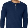 Amazon :$6.84 ($24.00)Hanes T Beefyt Henley, Men's Cotton Long Sleeve Shirts