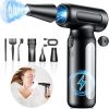 Amazon:$19.99 ($79.99)Electric Compressed Air Duster - 32,0000 RPM Rechargeable Cordless Air Blower for PC, Computer Keyboard Cleaning Kit - Mini Battery Powered Air Duster for Electronics, Car, Home - Replaces Air Cans