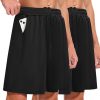 Amazon:$8.54 ($18.99)Men's Athletic Gym Shorts - Quick Dry Black Casual Basketball Shorts with Pockets for Running Workout Activewear