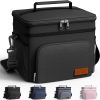 Amazon:$4.98 ($12.99)HOTOR Insulated Lunch Box for Men & Women - Leak-Proof Cooler Lunch Bag with 4 Pockets, Adjustable Strap, Ideal for Work, Picnic, Travel - Medium, Black, 10.2