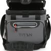 Amazon :$21.37 ($46.99)Titan by Arctic Zone Deep Freeze Cooler - Zipperless Hardbody Cooler - Deep Freeze Insulation, HardBody Liner, and SmartShelf
