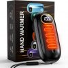 Amazon:$9.99 ($19.99)Hand Warmers Rechargeable - Electric Hand Warmers Rechargeable 2 Pack Heat Up to 131℉ with 18Hrs Warmth, Electronic Portable Pocket Heater for Golf Raynauds Camping, Gifts for Women Man