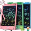 Amazon:$7.98 ($16.99)FLUESTON LCD Writing Tablet for Kids,Drawing Tablet for Boys Girls 3 4 5 6 7 8 Year,8.8 Inch 3pcs in 1 Pack Drawing Pad Toy Birthday Gifts for Toddler, Educational Doodle Board Cute Dinosaur Unicorn
