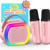 Amazon:$7.99 ($19.99)Mini Karaoke Machine with 2 Wireless Microphones,2025 TOP Kids Portable Karaoke Machine for 3, 4, 5, 6, 7, 8, 9,10,11,12+Year Old, Best Birthday Christmas Toy Gift-Kids' Instrument