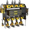 Amazon:$22.77 ($39.95)Power Tool Organizer Wall Mount, 3 Layer Charging Station with 6 Outlets, 4 Drill Holders and Drill Bit Rack, Tool Holder Storage Shelf Rack for Garage, Workbench and Workshop, Black