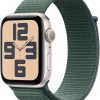Amazon:$199.00 ($279.00)Apple Watch SE (2nd Gen) [GPS 44mm] Smartwatch with Starlight Aluminum Case with Lake Green Sport Loop One Size. Fitness and Sleep Trackers, Crash Detection, Heart Rate Monitor, Carbon Neutral