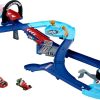 Amazon:$20.00 ($43.19)Mattel Disney and Pixar Cars Playset with 2 Toy Cars, Lightning McQueen & Francesco Bernoulli, GRC Jumping Raceway Track Set with Kid-Powered Booster