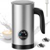 Amazon:$29.99 ($49.99)Milk Frother, Airyoyo 4-in-1 Milk Frother with Stand, Electric Milk Frother and Steamer Hot& Cold Foam Temperature Control, Auto Shut-Off Frother for Coffee Latte