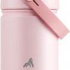 Amazon:$5.99 ($9.99)12 oz Kids Insulated Water Bottle for School: 2-in-1 Straw Spout Lid, Leakproof, BPA-Free, Keep Cold 24H, Insulated Stainless Steel Cup for Travel, Camping, Gift for Girls Daughters (Cotton Candy)