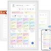Amazon:$179.99 ($319.99)15.6'' Digital Calendar Chore Chart, Wall Touchscreen Smart Electronic Calendar for Interactive Family Schedules, Meal Planner, to Do List, Achievement Rewards Two-Way Sync w/Stand Wall Mount