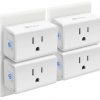 Amazon: $21.99 ($29.99) 4pk Kasa Smart Plug Mini 15A, Smart Home Wi-Fi Outlet