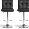 Amazon: $57.59 ($95.99) Adjustable Bar Stools Set of 2, Modern PU Leather Stool