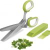 Amazon: $5.98 ($6.75) 5-Blade Herb Cutter Scissors with Safety Cover