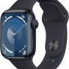 Amazon : $274.99 ($399.00)  Apple Watch Series 9 [GPS 41mm] Smartwatch with Midnight Aluminum Case with Midnight Sport Band S/M. Fitness Tracker, ECG Apps, Always-On Retina Display, Water Resistant