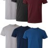 Amazon : $11.59 ($22.00)  Hanes Men's Pocket T-Shirt Pack, 6-Pack, Cool & Breathable Cotton Tees, Stay-Tucked Undershirts for Men