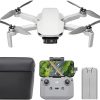 Amazon : $309.00 ($389.00) DJI Mini 4K Camera Drone Combo, Drone with 4K UHD Camera for Adults, Under 249 g, 3-Axis Gimbal Stabilization, 10km Video Transmission, Auto Return, 2 Batteries for 62-Min Max Flight Time, QuickShots