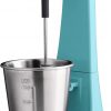 Amazon : $23.25 ($34.99) OVENTE Classic Milkshake Maker Machine with 2 Speed Setting, Safety Lock & 15.2 Ounce Stainless Steel Mixing Cup & Rod, Electric Drink Mixer Ideal for Malted Milk, Protein Shakes & More, Blue MS2070BL