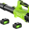 Amazon: $39.99 ($75.99) Electric Leaf Blower Cordless with 2 3.0Ah Battery and Charger