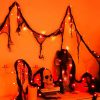 Amazon:$6.19 ($7.49)Halloween Fairy String Lights Indoor,Orange Battery Operated Lights, 30LED Battery Powered Timer 8 Mode 9.9Ft, Fall Garland with Black Cloth Gauze for Party Room Mental Fireplace Decorations (1PACK)