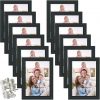 Amazon:$11.99 ($30.00)Giftgarden 4x6 Picture Frame Black 4 x 6 Photo Frames Bulk for Wall or Tabletop, Set of 12