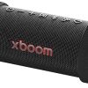 Amazon :$55.00 ($139.99)LG xboom Grab Core by will.i.am, Portable Outdoor Bluetooth Speaker for Sports and Athletes, up to 19 Hours, IP67 Dust and Water Resistant, Adjustable Carrying Straps. Perfect for Biking and Hiking