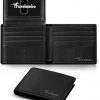 Amazon : $4.99 ($9.99)   Wallet for Men, Premium Classic Mens Wallet Minimalist Slim Bifold Wallet, RFID Blocking Wallet with 10 Credit Card, 2 ID Window and 2 Cash Slots, Leather Compact Wallet, Front Pocket Card Holder