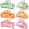 Amazon:  $2.72 ($7.98) Hair Claw Clips for Women Girls,6PCS Beach Hair Accessories