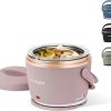 Amazon : $29.99 ($39.99) Crock-Pot 20-Ounce Electric Lunch Box, Portable Food Warmer, Blush Pink | Perfect for Travel, Car, On-the-Go | Spill-Free, Dishwasher-Safe