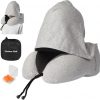 Amazon: $13.94 ($39.88) KTravel Neck Pillow with 100% Light-Blocking Hood Ergonomic