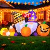 Amazon: $24.99 ($49.99) 6FT Thanksgiving Inflatable Decoration, Built in LED Lights Blow Up Gnomes