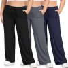 Amazon: $14.99 ($59.99)  3 Pk Women Pajama Pants Plus Size Wide Leg Pants with Pockets
