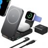 Amazon : $16.39 ($44.99) INIU 3 in 1 Wireless Charging Station, Qi2 Certified 15W Travel Charger for Apple Multiple Devices, Foldable Charger Stand for iPhone 17 16 15 14 13 12 Series Apple Watch AirPods (with Adapter)
