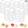 Amazon: $4.49 ($8.99) 50pk Double Compartment Condiment Container, Disposable Salad Dressing