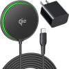 Amazon : $9.89 ($24.99)   INIU Magnetic Wireless Charger, Qi2 Certified 15W Fast Mag-Safe Wireless Charging Pad with Cooling Fan, Only for iPhone 17 16 15 14 13 12 Series, AirPods, and More (Adapter Included)
