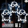 Amazon:  $8.39 ($15.99) Halloween Decorations Lights, 39 LED 3 White Ghost USB and Battery Powered
