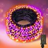 Amazon: $7.49 ($19.99) 66FT LED String Lights Outdoor Waterproof – Purple Orange Fairy Lights with Plug, Connectable