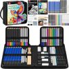 Amazon: $14.99 ($29.99) 106 PCS Art Supplies Sketching Kit, Pro Drawing Pencils