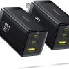 Amazon:$26.39 ($48.88)Baseus 2 Pack 65W USB C Charger Block, PPS 3-Port Fast Compact Foldable USB C Charger for MacBook, iPad Pro, Galaxy S24, iPhone 17/16 and More Series