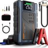 Amazon:$59.99 ($79.99)Car Battery Charger Jump Starter with Air Compressor, 4000A Jumper Box for Car Battery Portable Booster Jump Pack, 12V Jumpstart Combo 150PSI Tire Inflator Air Pump(Up to 8.0L Gas/6.5L Diesel)