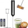 Amazon:$9.99 ($24.99)InstaWhisk Milk Frother with Variable Speed, Battery Operated Handheld Coffee Foam Frother Wand, Electric Drink Mixer with Stand & Detachable Double Whisk, Stainless Stirrer for Latte, Matcha, Protein