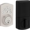 Amazon:$36.35 ($42.77)Kwikset Powerbolt 240 5-Button Keypad Satin Nickel Traditional Electronic Deadbolt Door Lock, Featuring Convenient Keyless Entry, Customizable User Codes and Auto-Locking