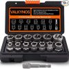 Amazon:$13.29 ($18.99)Valkynos 14PCS Bolt Extractor Set with 3/8'' Drive Adapter, Impact-Grade CR-MO Steel Nut & Bolt Remover Kit, Easy Out Tool for Rusted, Rounded, Damaged Bolts & Nuts, with Storage Case