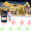 Amazon:$48.99 ($139.99)Smart 150FT Permanent Outdoor Lights, RGB LED Lights Outside with App Control - DIY Colors Scene Modes, IP67 Waterproof Eaves Lights for Christmas Halloween Holiday Daily House Roof Eternity Lighting