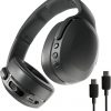 Amazon:$99.99 ($199.99)Skullcandy Crusher Evo Wireless Bluetooth Headphones with Extra USB-C Charging Cable, Multi-Sensory Bass, Noise Isolating Over-Ear Fit, 40 Hours Battery, Microphone for iPhone Android - True Black