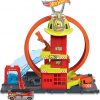 Amazon:$17.49 ($24.99)Hot Wheels City with 1 Toy Car, Kid-Powered Elevator, Water-Like Ramp, Track-Play Features, Connects to Other Sets, Fire Station with Super Loop (Amazon Exclusive)